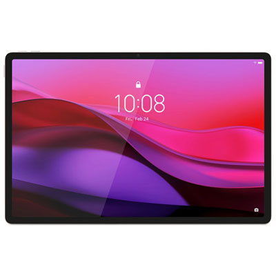 Open Box - Lenovo Yoga Tab Plus 12.7" 256GB Android 14 Tablet w/ Qualcomm Snapdragon 8 Gen 3 Processor, Keyboard & Pen - Seashell