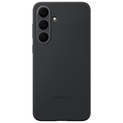 Samsung Silicone Fitted Soft Shell Case for Galaxy S25 FE - Black