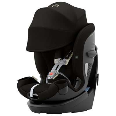 Cybex Callisto G 360 3-in-1 Convertible High-Back Booster Car Seat - Moon Black love it! 10/10 canopy is a game changer!