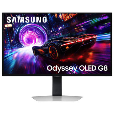 Boîte Ouverte - Moniteur De Jeu Delo Ultra Hd 4K 240 Hz 0,03 Ms Gris À Gris Freesync 27 Po Odyssey De Samsung (Ls27Fg810Snxza) - Argenté