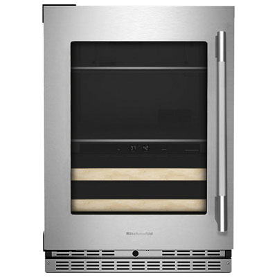 Kitchenaid 4.89 Cu. Ft. Freestanding Bar Fridge (KUBL524SPS) - PrintShield Stainless Finish