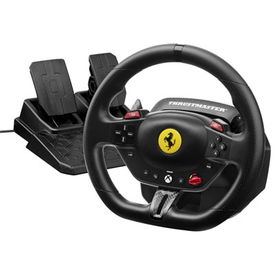 Volant De Course Et Pédalier Magnétique T98 Ferrari 296 Gts De Thrustmaster Pour Xbox Series X|S Et Xbox One/pc Works great as expected