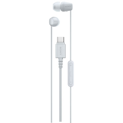 Sony IER-EX15C In-Ear Earbuds with USB-C Connector - White Great design idea