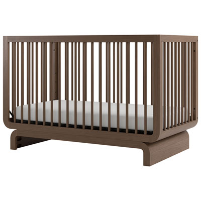 Storkcraft Santorini Deluxe 5-In-1 Convertible Crib - Hazelnut
