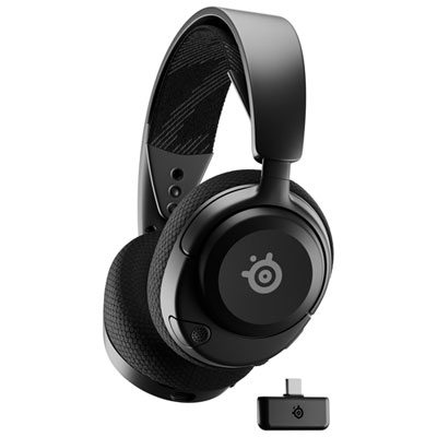 SteelSeries Arctis Nova 4X Wireless Gaming Headset - Black I love that the cushioning around the ears is a nice thick padding for long wearing comfort