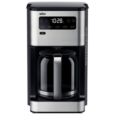Braun PureFlavor Coffee Maker - 14-Cup - Stainless Steel/Black Love it