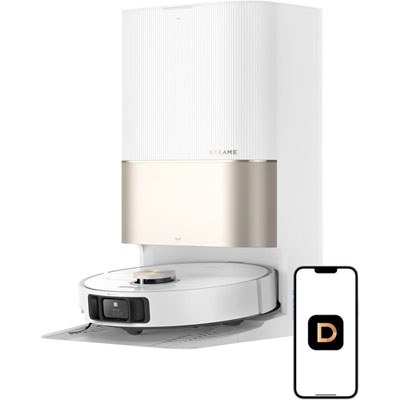 Dreame X40 Ultra Auto-Empty Robot Vacuum & Mop - White