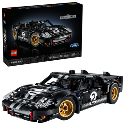 Lego Technic : La Voiture De Course Ford Gt40 Mkii 1966 - 793 Pièces (42223) Love the looks of this car, size is great, fun to put together