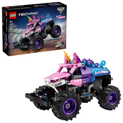 LEGO Technic: Monster Jam Sparkle Smash - 243 Pieces (42220) I love the bright pink and teal design it really stands out