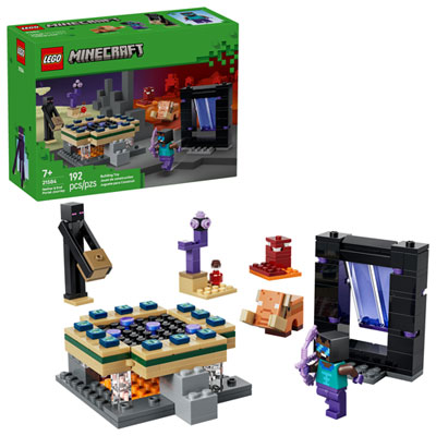 LEGO Minecraft: Nether & End Portal Journey - 192 Pieces (21584) This was a great build and came with awesome figures and structures for the price