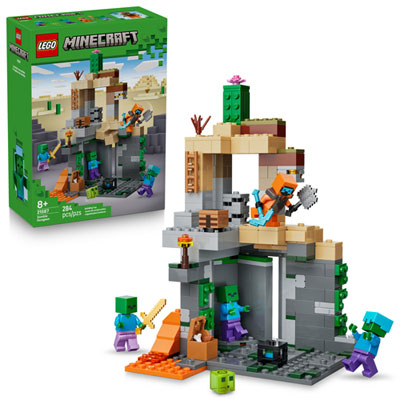 LEGO Minecraft: Zombie Dungeon - 284 Pieces (21587) I feel like it’s so hands on and I love him doing this as a great outlet and having him entertained and