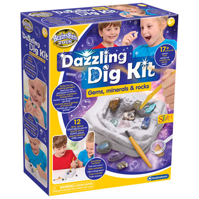 Jeu De Géologie Dazzling Dig Kit De Brainstorm