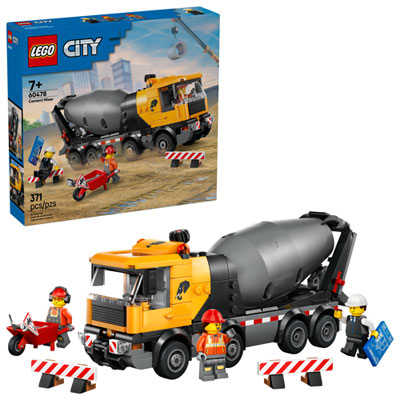 LEGO City Great Vehicles: Cement Mixer - 371 Pieces (60478) Great addition to the construction line!!