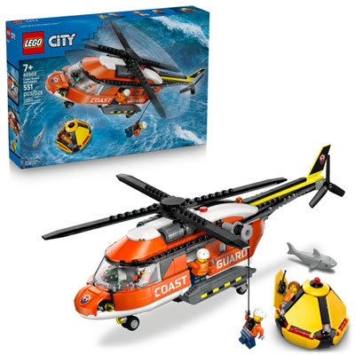 Lego City Exploration : L'hélicoptère De La Garde Côtière - 551 Pièces (60503) Best Lego Helicopter