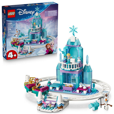 LEGO Disney Princess: Elsa's Ice Castle & Snow Ride Adventure - 216 Pieces (43281) Great set!