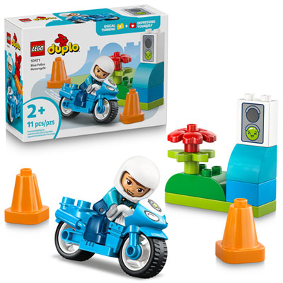 LEGO DUPLO: Blue Police Motorcycle - 11 Pieces (10471)