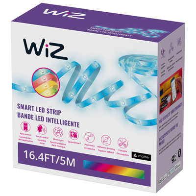 WiZ RGB Smart LED Light Strip - 5m (16.4 ft) - Multi-Colour