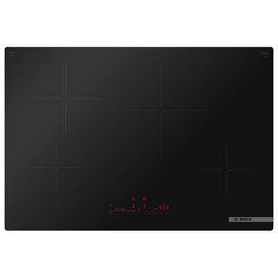 Surface De Cuisson À Induction De 30 Po À 4 Éléments De La Série 500 De Bosch (Nit5063Uc) - Noir