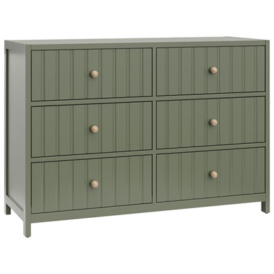 Graco Teddi 6-Drawer Kid Dresser - Olive