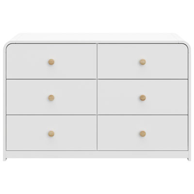 Storkcraft Santos 6-Drawer Kid Dresser - White