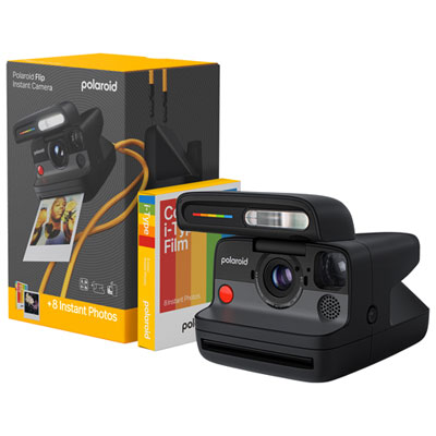 Polaroid Flip Instant Camera with Film Pack - Black Best gift