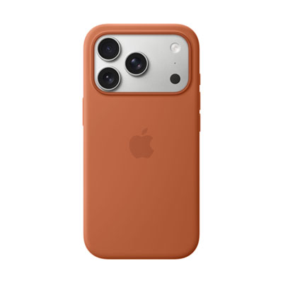 Apple Silicone Fitted Hard Shell Case with MagSafe for iPhone 17 Pro - Terra Cotta Great iphone case