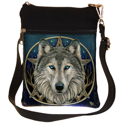 Sac À Bandoulière Avec Loup Wild One De Nemesis Now