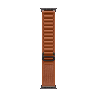 Bracelet Alpin Pour Apple Watch De 49 Mm - Terre Cuite/noir - Moyen 145-190 Mm