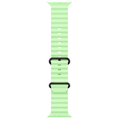 Bracelet Océan Pour Apple Watch De 49 Mm - Vert Fluo/noir
