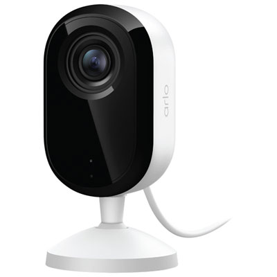 Caméra De Surveillance D'intérieur 2K À Brancher Avec Fil 3E Génération Arlo Essential (2025) - Blanc Great video camera