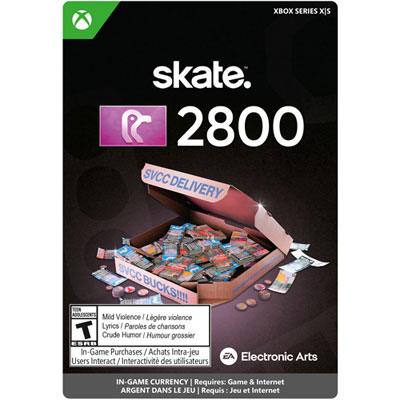 skate. - 2800 SVCC BUCKS (XBOX Series X|S) - Digital Download