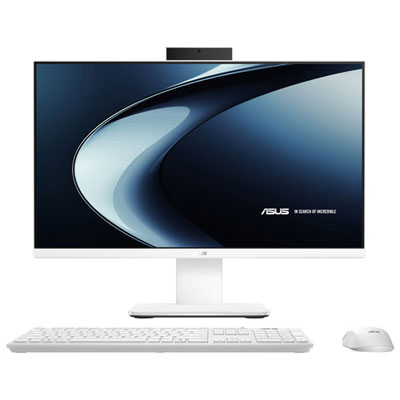Boîte Ouverte - Ordinateur Tout-En-Un 24 Po V400 Aio D'asus - Blanc (Core I3-1315U D'intel/ram 16 Go/ssd 512 Go/windows 11)