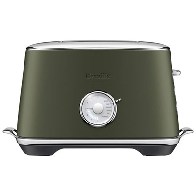 Refurbished (Good) - Breville Luxe Collection Toaster - 2-Slice - Olive Tapenade - Remanufactured by Breville