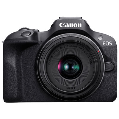 Appareil Photo Sans Miroir Eos R100 De Canon Avec Objectif Is Stm 18-45 Mm Et Double 75-300 Mm-Exclusivité Best Buy