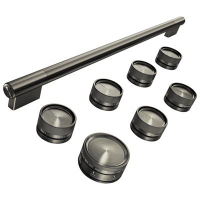 KitchenAid 8-Piece Handle & Knob Hardware Accessory Kit for 36" Commercial-Style Range (W11774727) - Black Ore