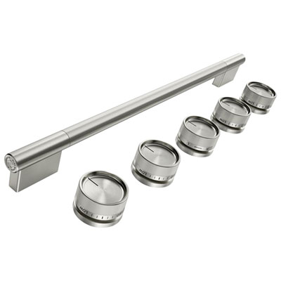 Trousse 6 Pièces Avec Poignée Et Boutons Pour Cuisinière Électrique Encastrable À Convection De Kitchenaid (W11773966) - Acier Inoxydable