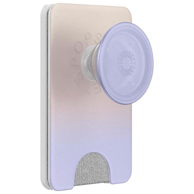 PopSockets MagSafe PopWallet+ (Plus) Universal Cell Phone Expanding Grip & Stand - Metallic Morning Haze great product just have to be careful