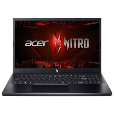 Open Box - Acer Nitro V 15.6" Gaming Laptop - Black (AMD Ryzen 7 7735HS/16GB RAM/512GB SSD/RTX 4050/Windows 11)