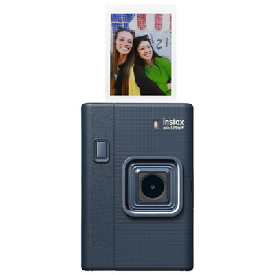 Ensemble-Cadeau Avec Appareil Instantané Instax Mini Liplay+ De Fujifilm - Bleu Nuit Great quality and fun to share the prints