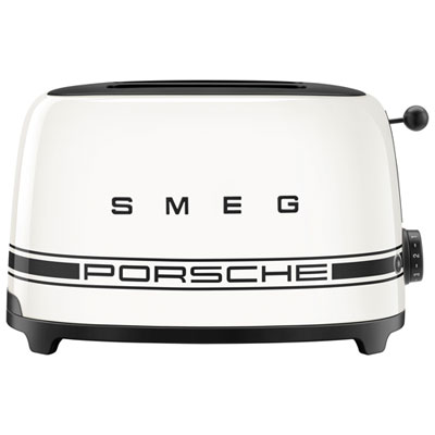 Grille-Pain Rétro Années 50 De Smeg X Porsche - 2 Tranches - Blanc - Partenaire De Détail Exclusif