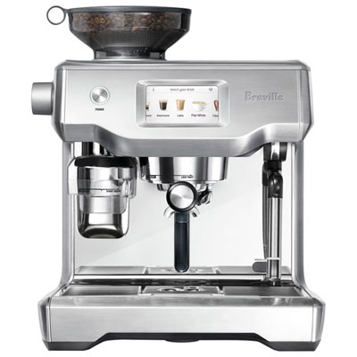 Refurbished (Good) - Breville Oracle Touch Automatic Espresso Machine w/Frother&Coffee Grinder - Brushed SS - Remanufactured by Breville
