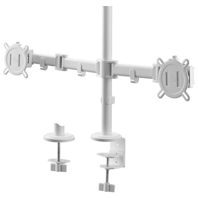 "One For All 13"" - 32"" Smart Dual Monitor Mount - White"