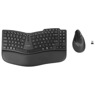 Ensemble Avec Clavier Et Souris Bluetooth Ergonomiques Pro Fit Ergo Km675 Eq De Kensington