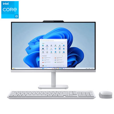 Boîte Ouverte - Ordinateur Tout-En-Un De Lenovo - Gris Nuage (Core I3-N305 D'intel/ram 16 Go/ssd 512 Go/windows 11)
