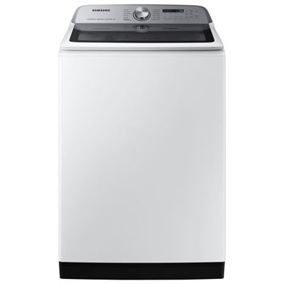 Open Box - Samsung 6.0 Cu. Ft. High Efficiency Agitator Top Load Washer (WA52DG5500AWUS) - White - Perfect Condition