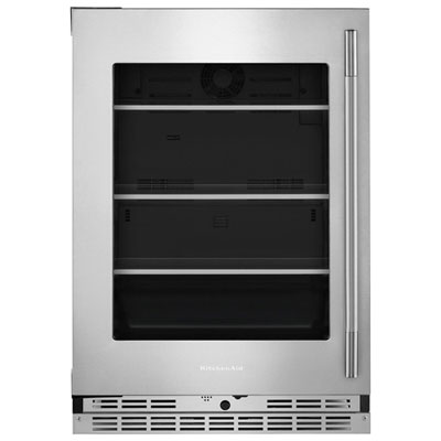 Réfrigérateur De Bar De 5,2 Pi³ Sous Le Comptoir De Kitchenaid (Kurl524Sps) - Fini Acier Inoxydable Printshield