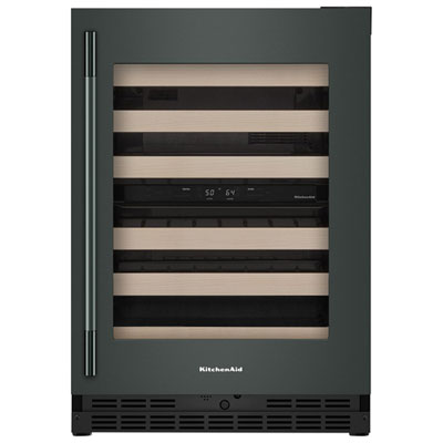KitchenAid Undercounter 46-Bottle Freestanding Wine Cellar (KUWR524SJP) - Juniper