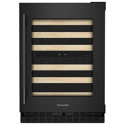 Cellier Autonome De 46 Bouteilles Sous Le Comptoir De Kitchenaid (Kuwr524Sbe) - Minerai Noir