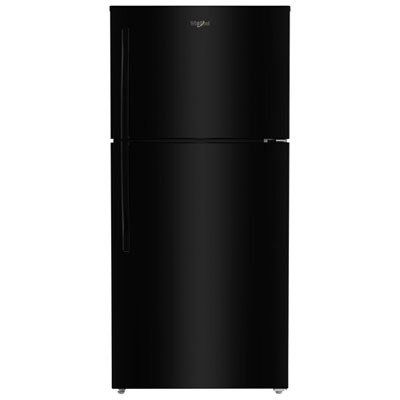 Réfrigérateur À Congélateur Supérieur 19,3 Pi³ 30 Po De Whirlpool (Wrtx7419Sb) - Noir 