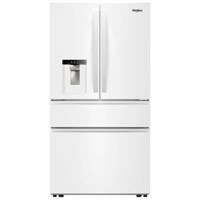 Whirlpool 36" 28.9 Cu. Ft. French Door Refrigerator w/ Water & Ice Dispenser (WRMF3636SW) - White Great 'Fridge with a fatal flaw